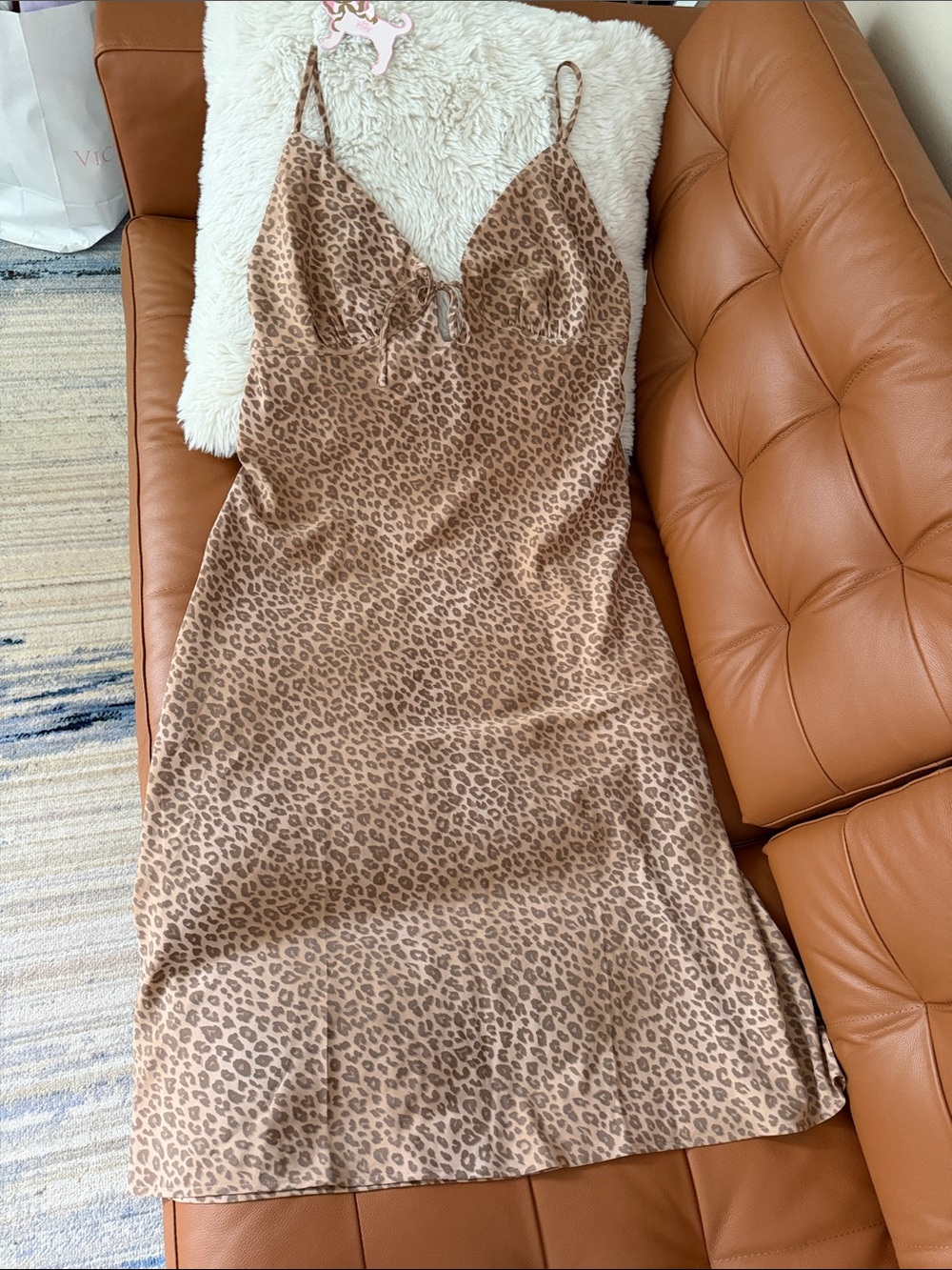 Victoria’s Secret leopard Print Slip Dress - Brown Tan